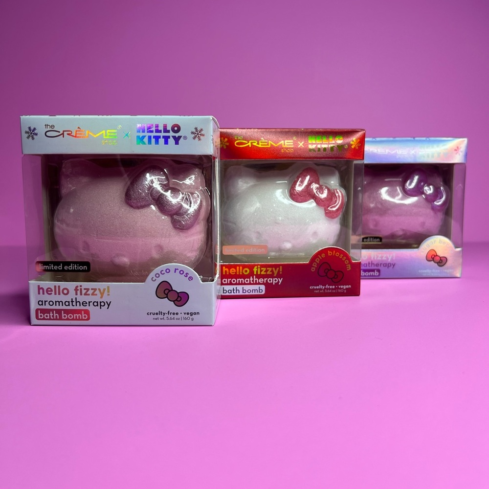 The Crème Shop X Hello Kitty bath bomb